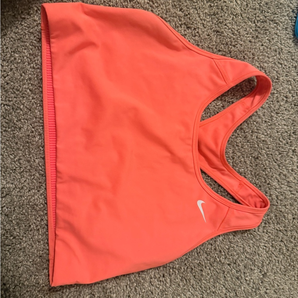 Nike Bright Orange Activewear Top